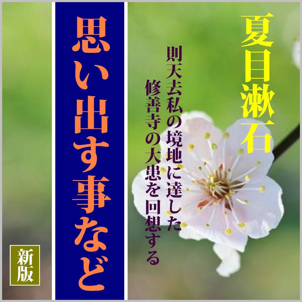 新版 夏目漱石の回想録 思い出す事など 日本最大級のオーディオブック配信サービス Audiobook Jp