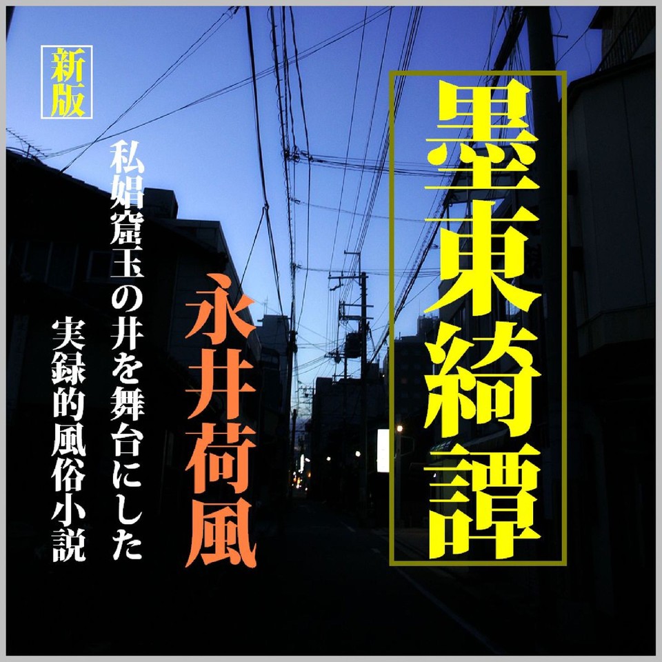 新版 墨東綺譚 永井荷風の実録的風俗小説の名作 日本最大級のオーディオブック配信サービス Audiobook Jp