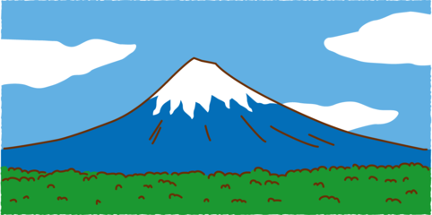 富士山は、なぜ裾野が広い形をしているのか？