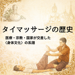 『タイマッサージの歴史 ―― 医療・宗教・国家が交差した〈身体文化〉の系譜』