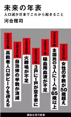 未来の年表 人口減少日本でこれから起きること
