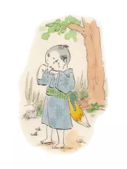 キツネにだまされた三五郎