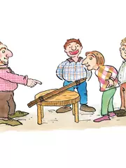 仲の悪い兄弟と三本の棒