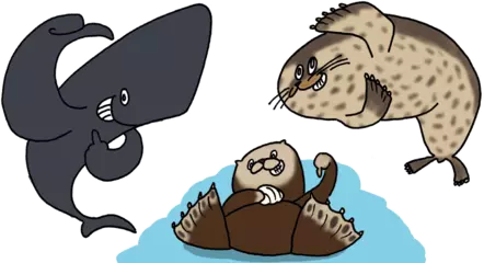 指がひれになった？ 水中で暮らす哺乳類のお話