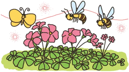 花は昆虫と助け合って進化した