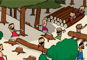 土がやせたことでほろんだ古代文明