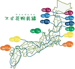 どうやるの？ スギ花粉の予報