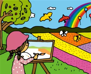 わたしには赤、あなたには何色に見える？