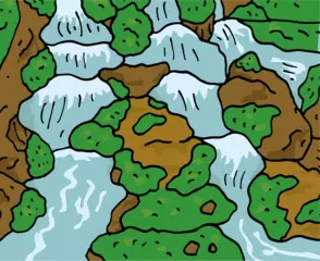 すっぱい水の中で暮らしているチャツボミゴケ