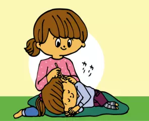 耳あかが乾いている人、湿っている人