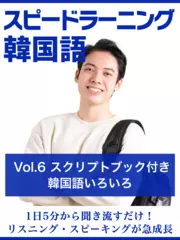 スピードラーニング韓国語　Vol.6「韓国語いろいろ」　スクリプトブック付き