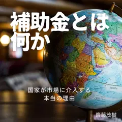 補助金とは何か ── 国家が市場に介入する本当の理由